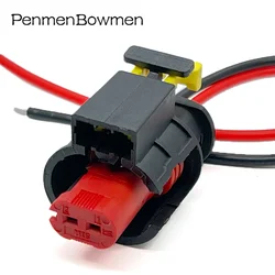 1 Set 2 Pin Car Electromagnetic Valve Electrical Cable Connectors Female Wire Harness Plug for 284556-1