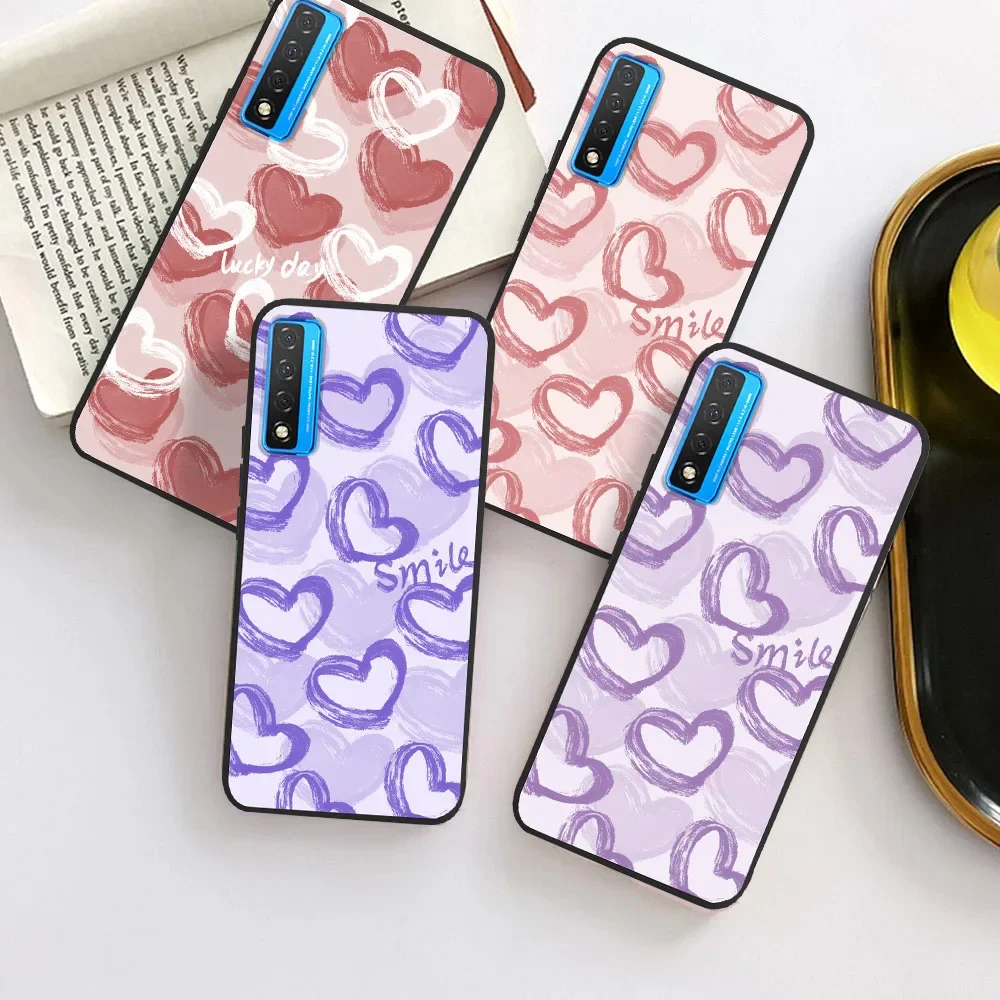 Funda de silicona suave para TCL 20 SE 20 s 20 5G Love, Funda bonita para TCL 20L 20L Plus, TCL20SE 20 s TCL20 5G Capa Coque