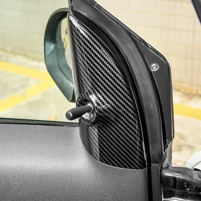 

For Smart 451 Fortwo 2009-2014 A Pillar Audio Speaker Panel Decoration Cover Trim Sticker Car Accessories