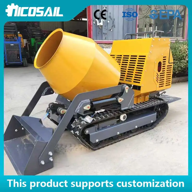 

1-тонный гидравлический самосвал с самозагрузкой, одобренный CE, для строительных площадок, фермерских хозяйств и земляных работ