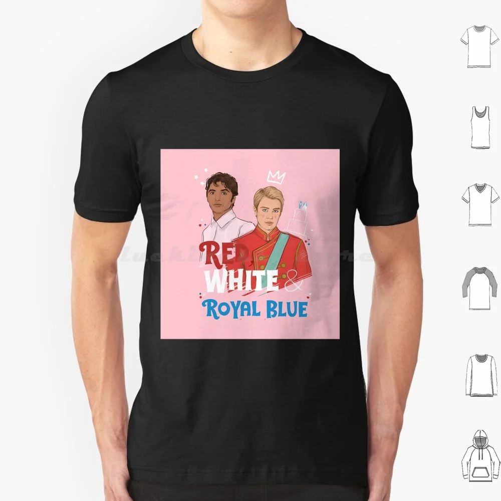 Red White And Royal Blue Fery T Shirt Cotton Men Women DIY Print Red White And Royal Blue Rwrb Alex And Henry Alex Claremont