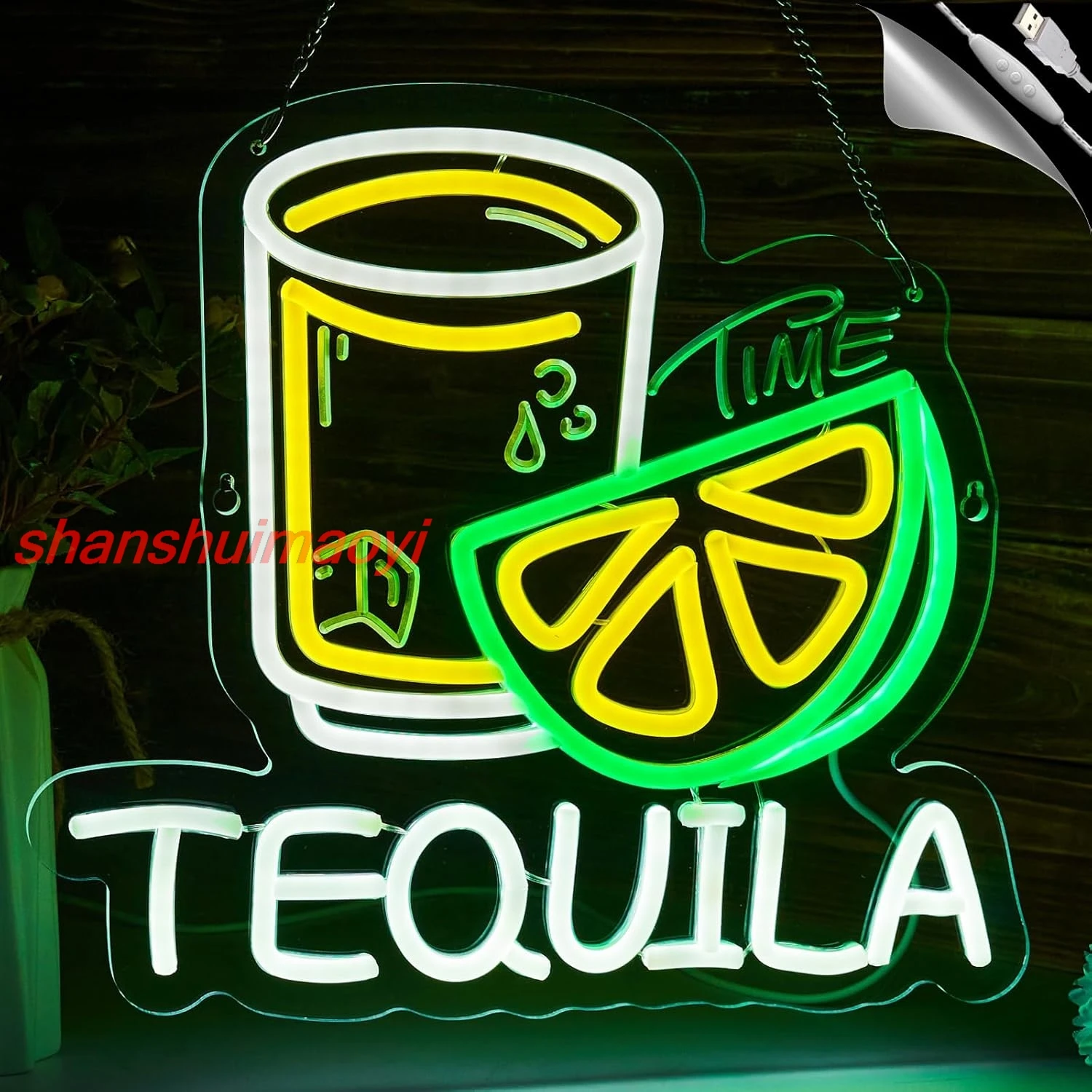Tequila neon sign Tequila Time neon sign for wall decor Man Cave Cafe Bistro Club Party Beer Bar Restaurant. sign