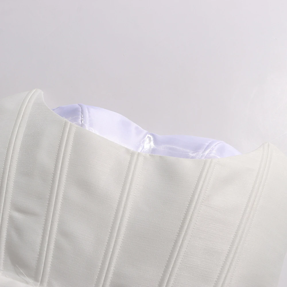 Falda corta sin tirantes ceñida con cintura rosa, nueva ropa de invierno para mujer, vestido tridimensional de Color sólido con flores, 2025