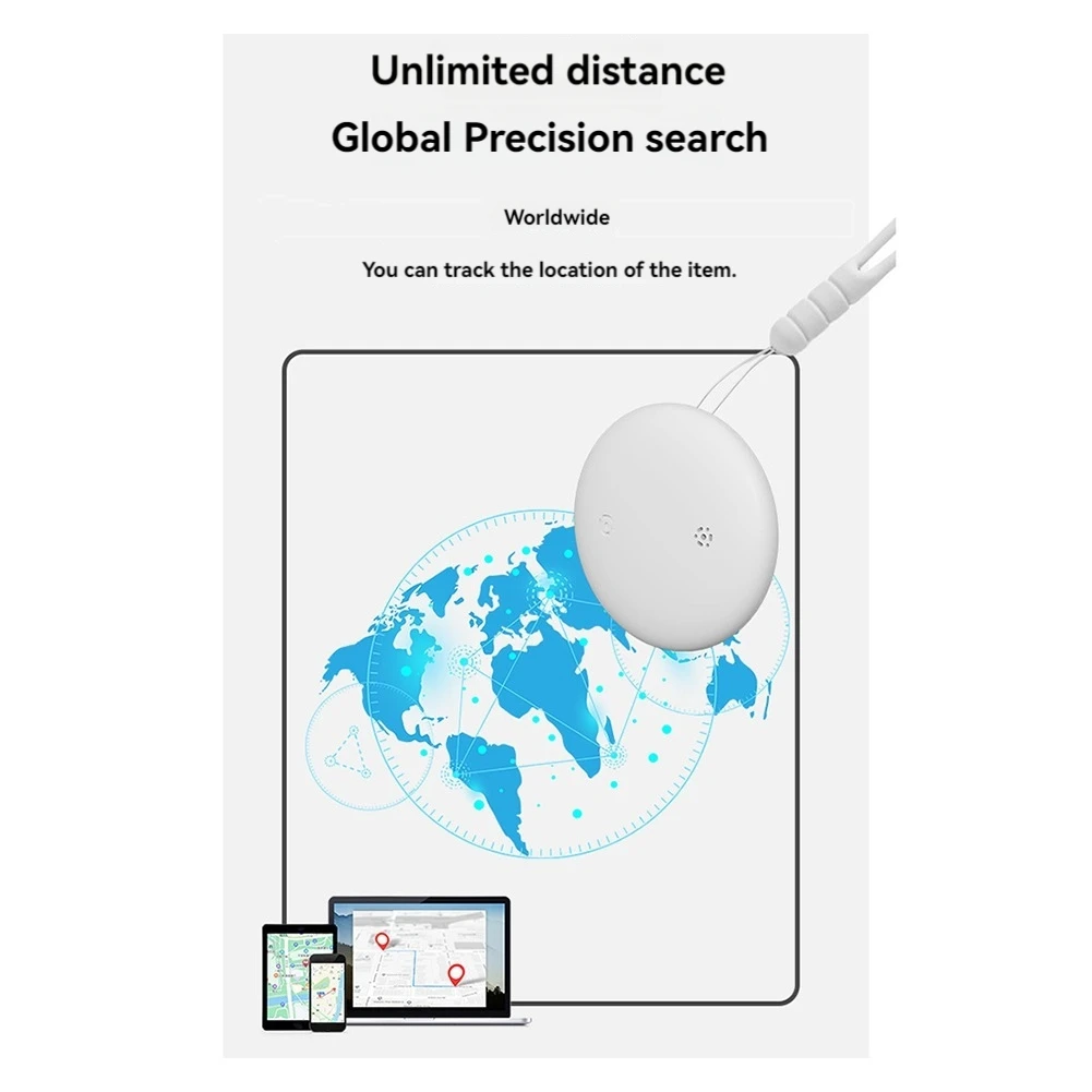 AB25-Smart Air Tracker For Find My (IOS) Key Finder Item Locator For Luggage Wallet Bicycle IP67 Waterproof 32X32mm