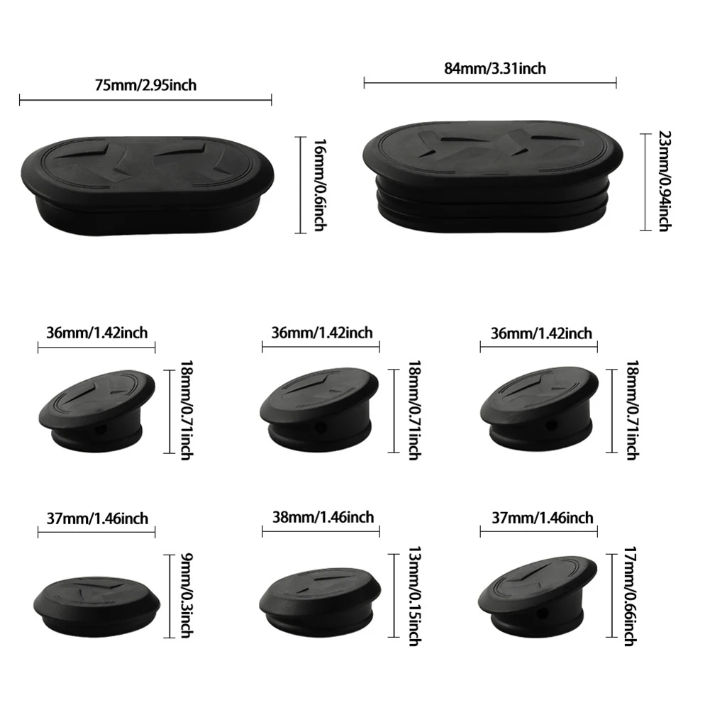 8PCS Motorcycle Modified Frame Hole Decorative Cover Waterproof And Dustproof For 1Yamaha For MT-09 For MT-09 SP 2021-2025