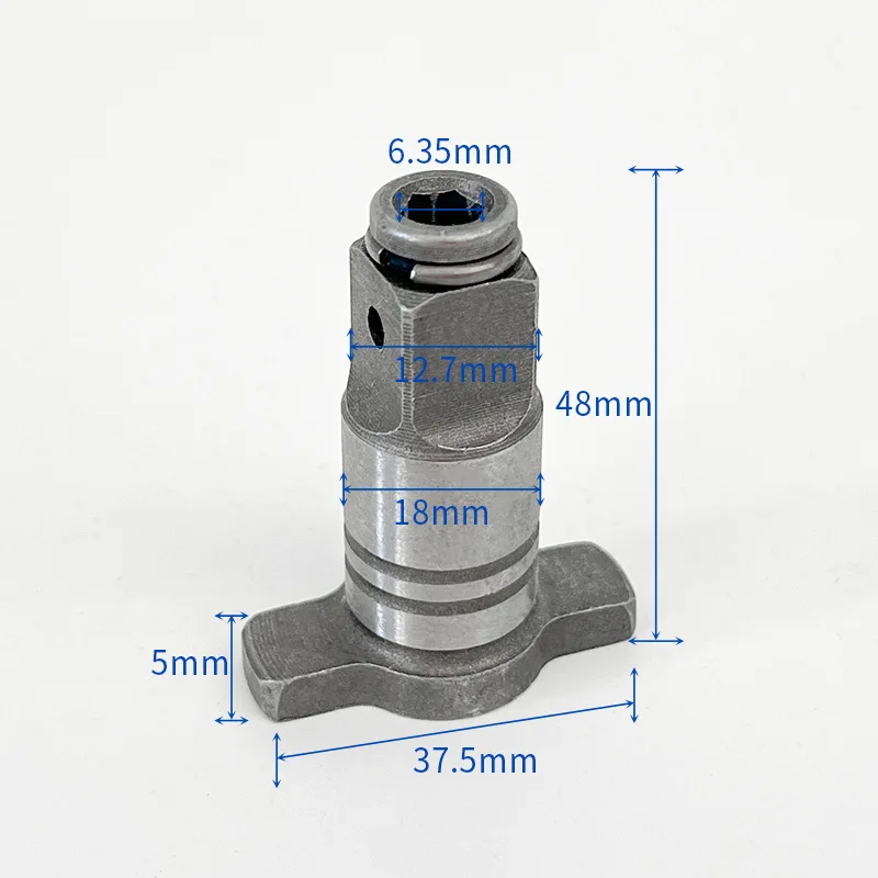 Dual-purpose square shaft large-scale electric wrench conversion head Multi-purpose modified conversion head T-shaft