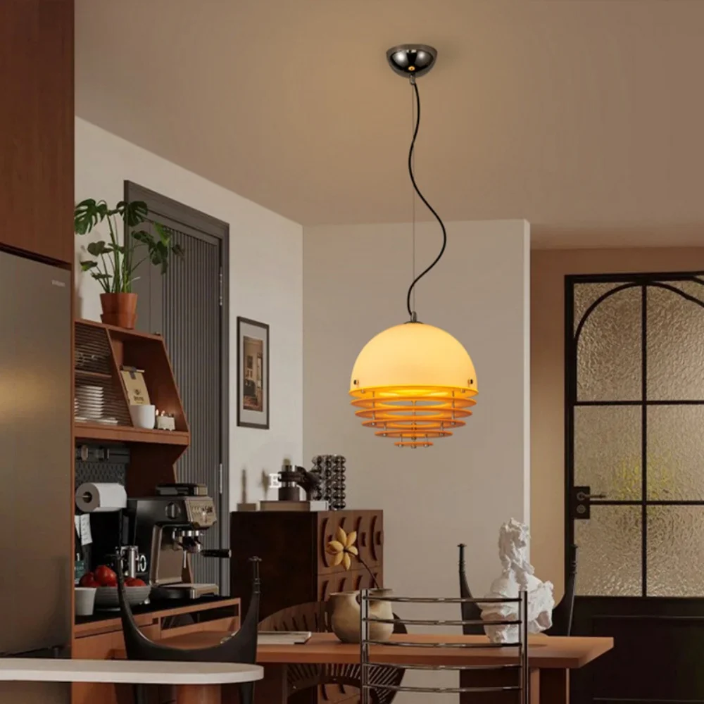 Sunset Orange Pendant Light Modern Creative Design Pendant Lamp Restaurant Bar Balcony Showcase Cafe Atmosphere Decor Chandelier