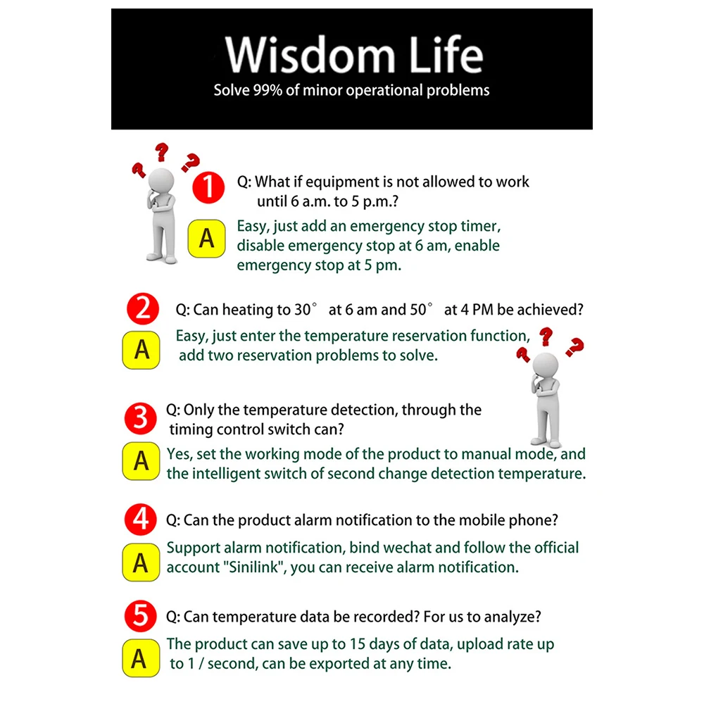 ST10 10A Remote WIFI Thermostat Temperature Controller Module DC6-30V Refrigeration Heating APP Timing Work Temperature Meter