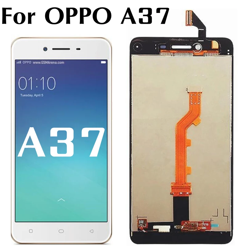 

5.0 LCD For OPPO A37 A37f A37fw A37m LCD Display Touch Screen Digitizer Assembly Replacement