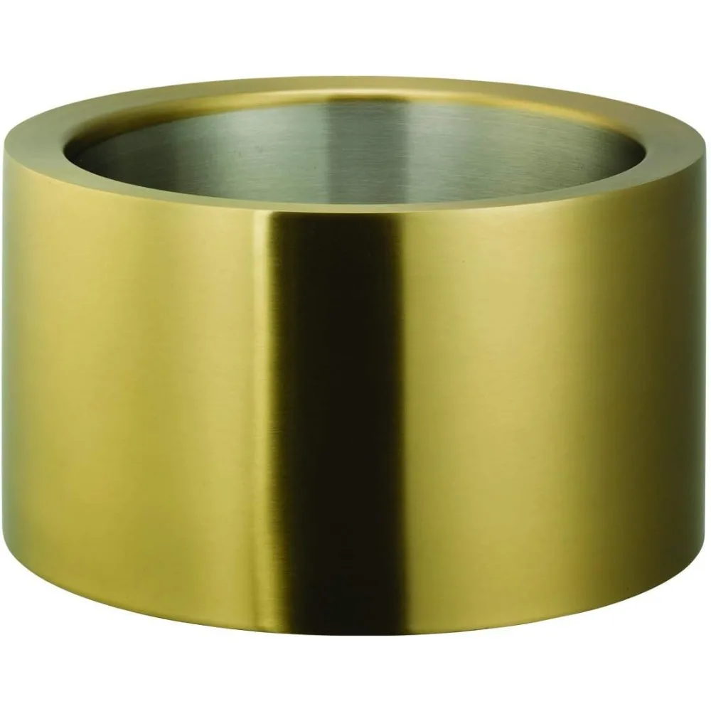 

PT2BSVG Ванна для вечеринок с двойными стенками, ведро для охладителя напитков и вина, круглое, нержавеющая сталь, 1,5 галлона, винтажный G