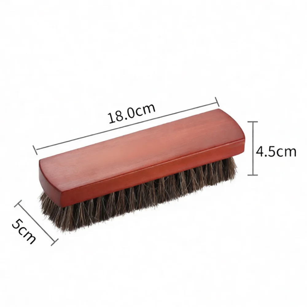 Brushing Boot Horse - Premium Horse Hair Shoe Polishing Brush