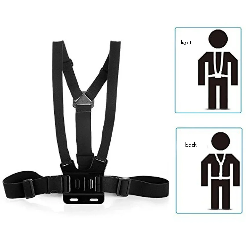 Adjustable Chest Body Strap Mount Harness Belt Action Camera Mount for Hero - 7 6 5 4  Action Camera Accessories