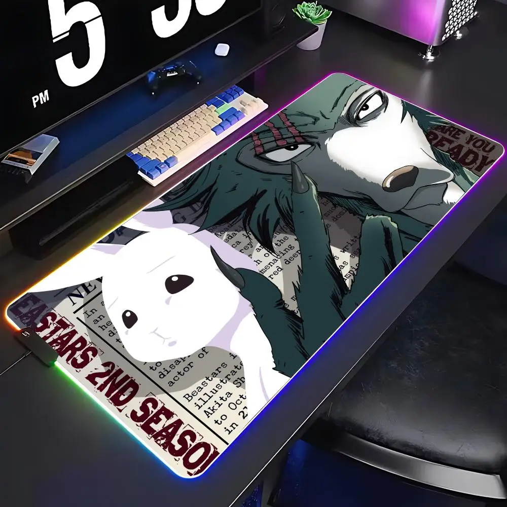 BEASTARS Mouse Pad Keyboard Cover Desk-mat Colorful Surface Multi-size World Computer Gamer