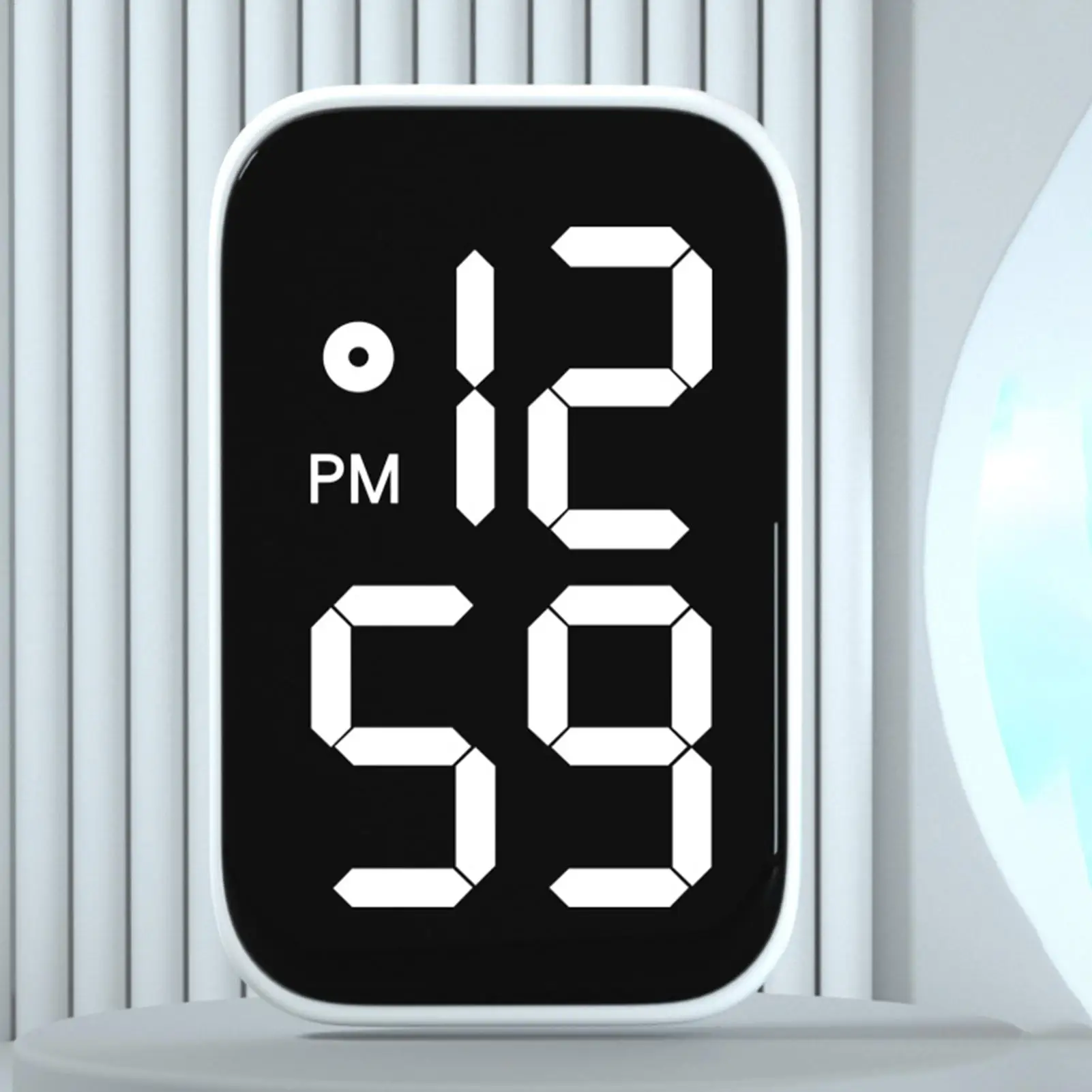Car Clock Digital Luminous Waterproof Watch LED Screen Small Stick On Clock For Car Dashboard Interior Motorcycle Boat Bike