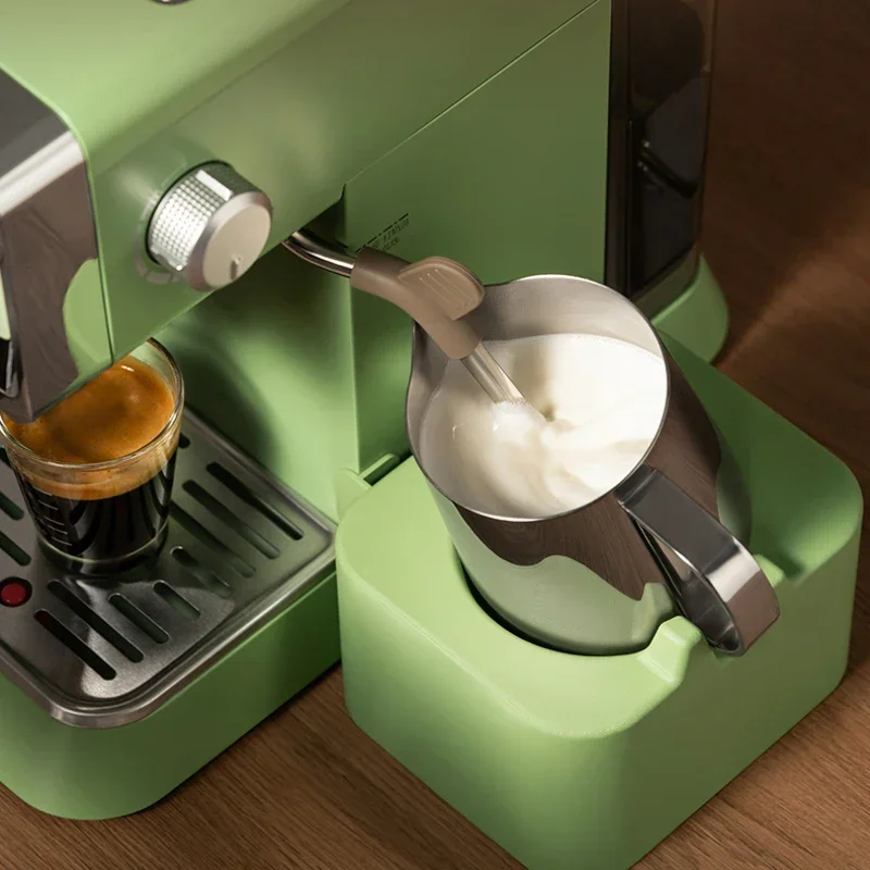 Mesin pembuat kopi 20Bar otomatis rumah espresso komersial kecil Retro Amerika Retro