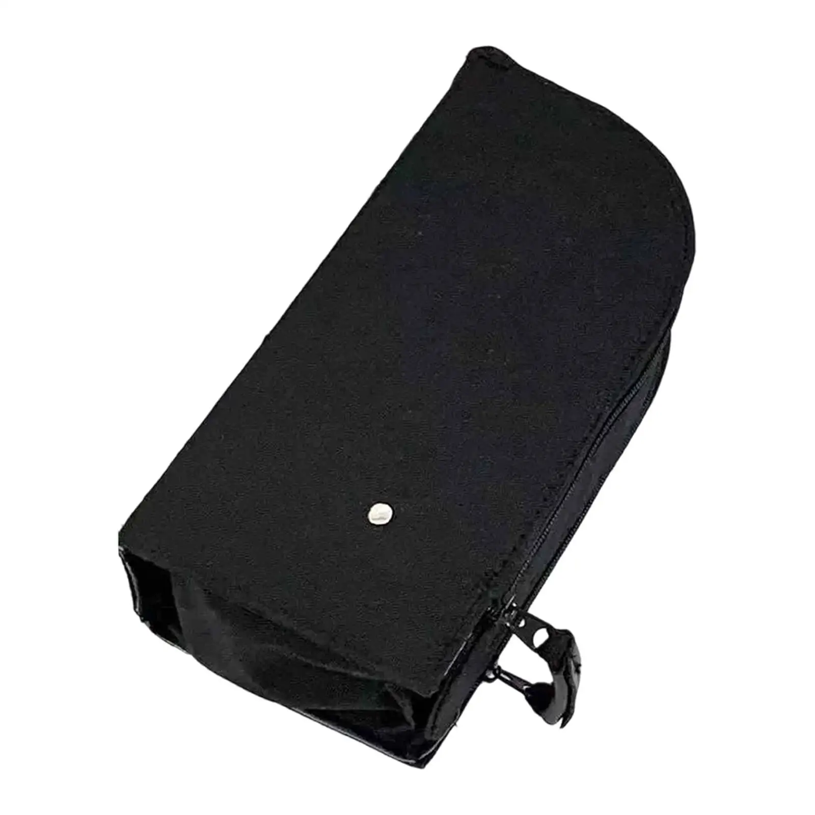 Standing Pencil Pouch Practical Portable Organizer Large Make up Brush Bag Simple Zipper Closure Pencil Holder for School Office