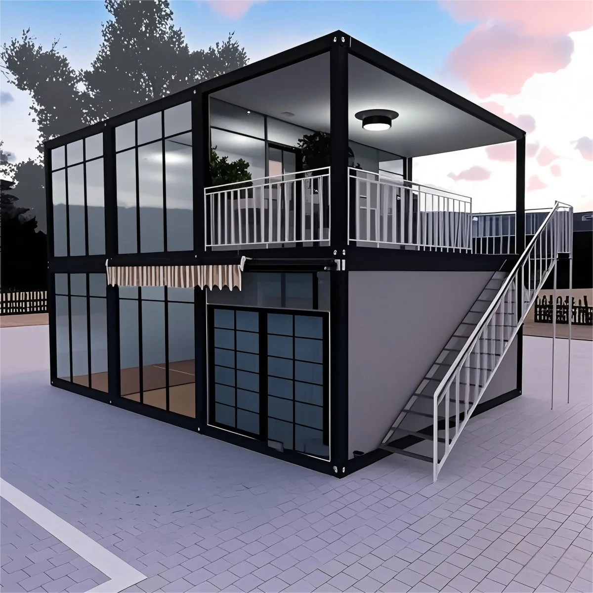 

Prefab Cabin 40ft Container House With 3 Bedroom Expandable Container House for Home Use