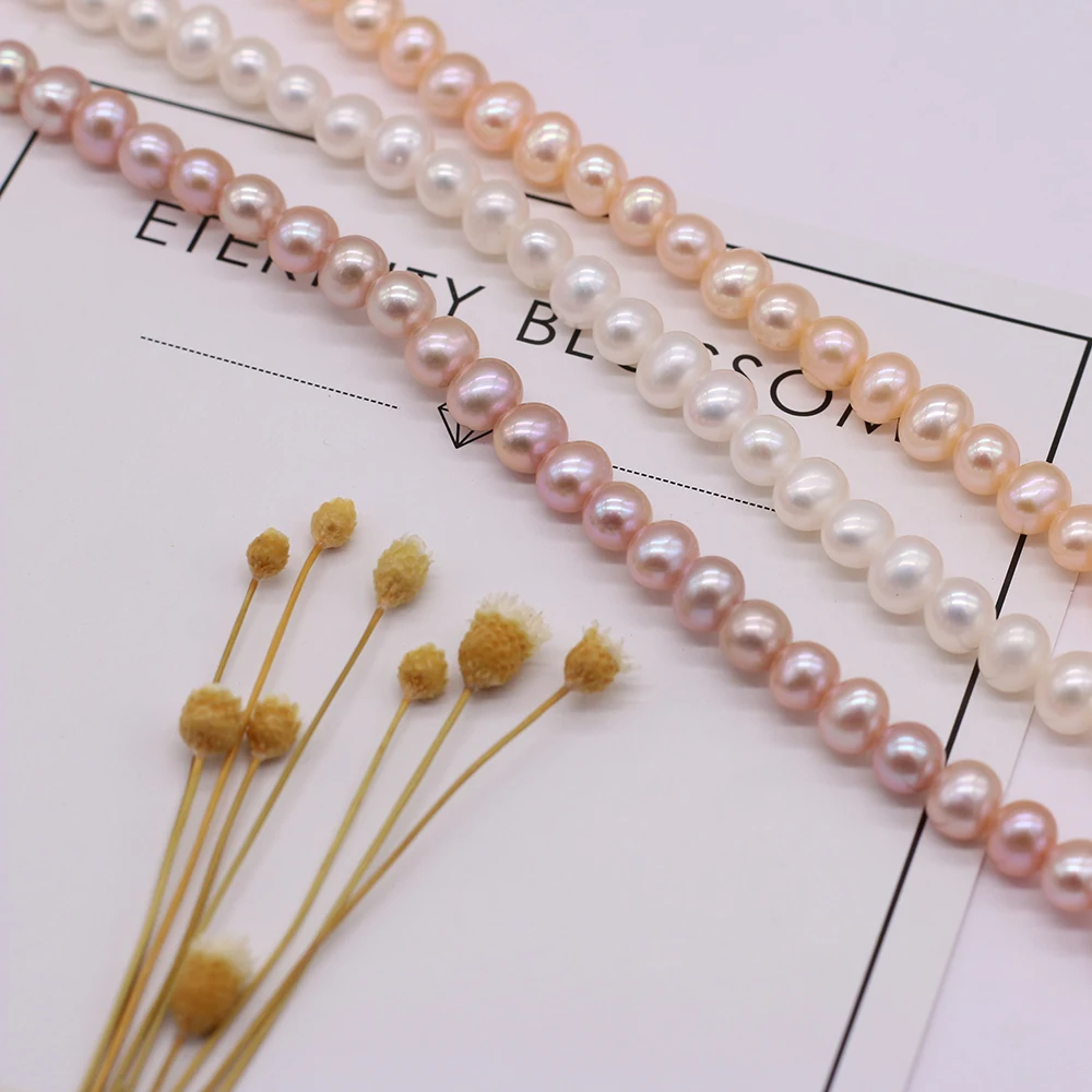 Wholesale AAA 100% Natural Round Shape Freshwater Pearl Beads For Jewelry Making DIY Bracelet Necklace Accessories 5-5.5mm