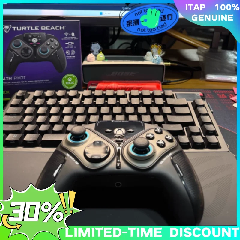 

Новинка в наличии Turtle Beach STEALTH PIVOT Tri Mode Bluetooth Hall Джойстик Флип Беспроводной Умный Геймпад ПК/Xbox Настраиваемый Подарок