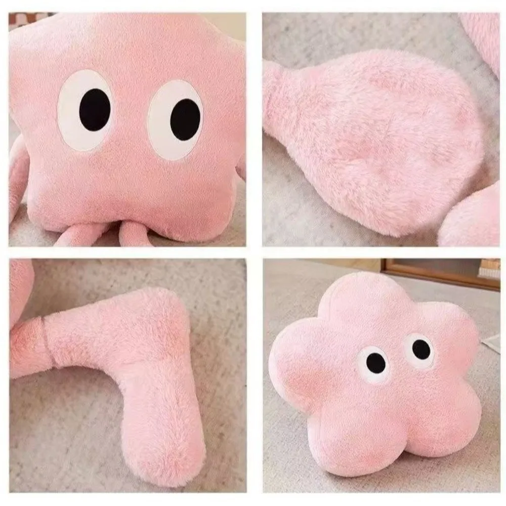 Cute 110cm Star Plush Pillow Plush Soft Stuffed Cushion Big Eyes Star Doll Gift