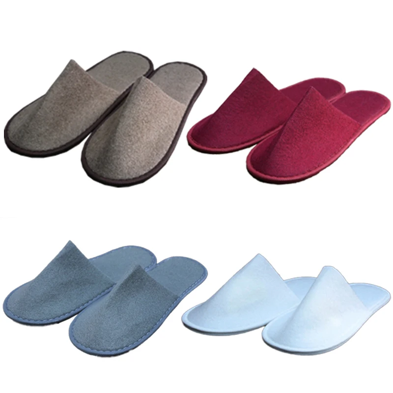 Women Indoor Slippers Anti-Slip Sole Home Slipper Hotel Floor Flat shoes Couple House Slippers Soft Silent Slides for Bedroom