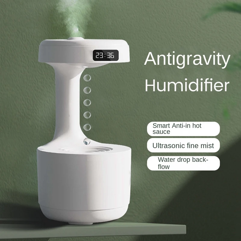 Anti-Gravity Air Humidifier USB Charging Household Air Purifiers Working 8 Hours For Home Office