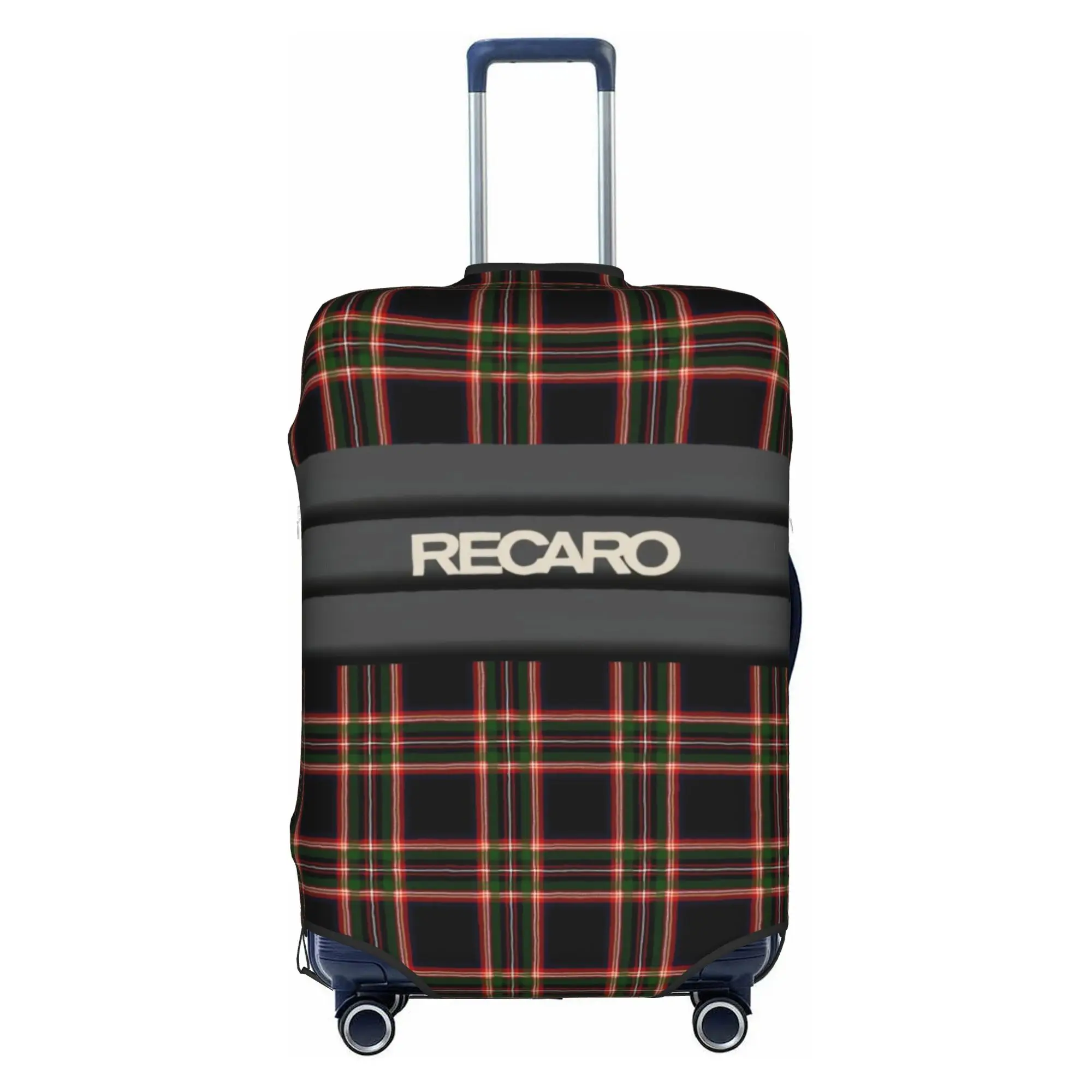 R-Recaros Logo Luggage Cover Elastic  Travel Suitcase Protective Covers Fits 18-32 Inch