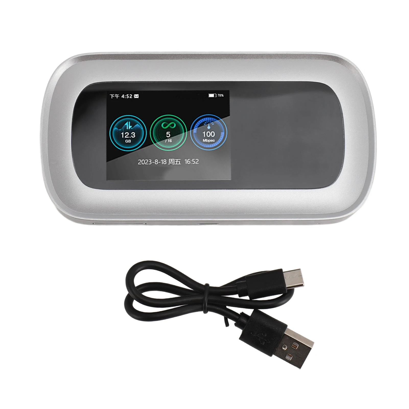 

5G WiFi Router SIM Card Slot Power Bank Mobile Hotspot Router 16 Connecting Devices with Built in 10000mAh Battery for Travel