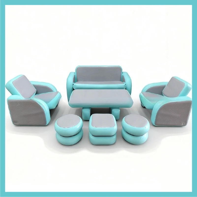 Outdoor inflatable sofa, camping sofa inflatable brushed seat, easy folding inflatable sofa