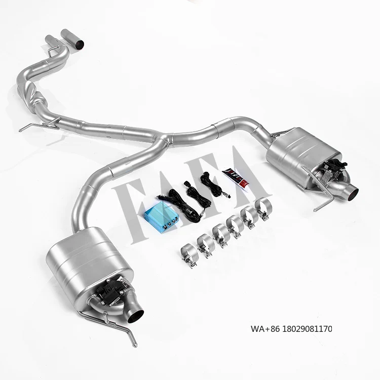 For  CC Exhaust System in the Upper and Lower Section of the High-performance Exhaust Pipe Electric Valve Exhaust Muffler