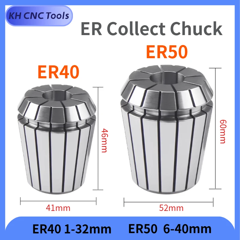 ER40 ER50 4 6 8 10 12 14 16-40mm Spring Collet Set High Precision  ER50 CNC Engraving Machine ER50 Spring Collect Chuck Clamp