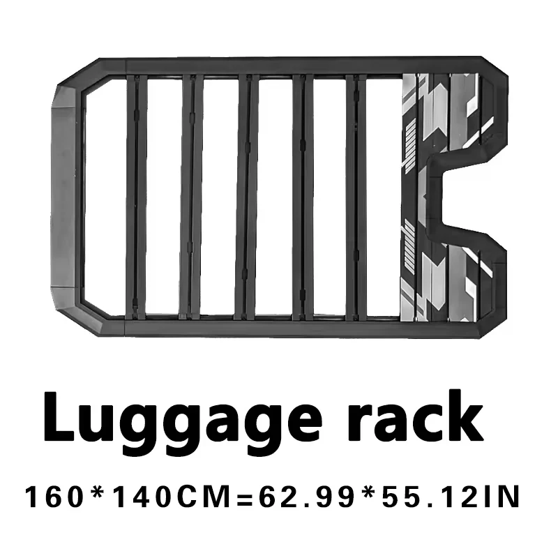 Hot Selling Auto Accessories Roof Rack Roof Platform Side Ladders Side Box For Wrangler JK 2 Door