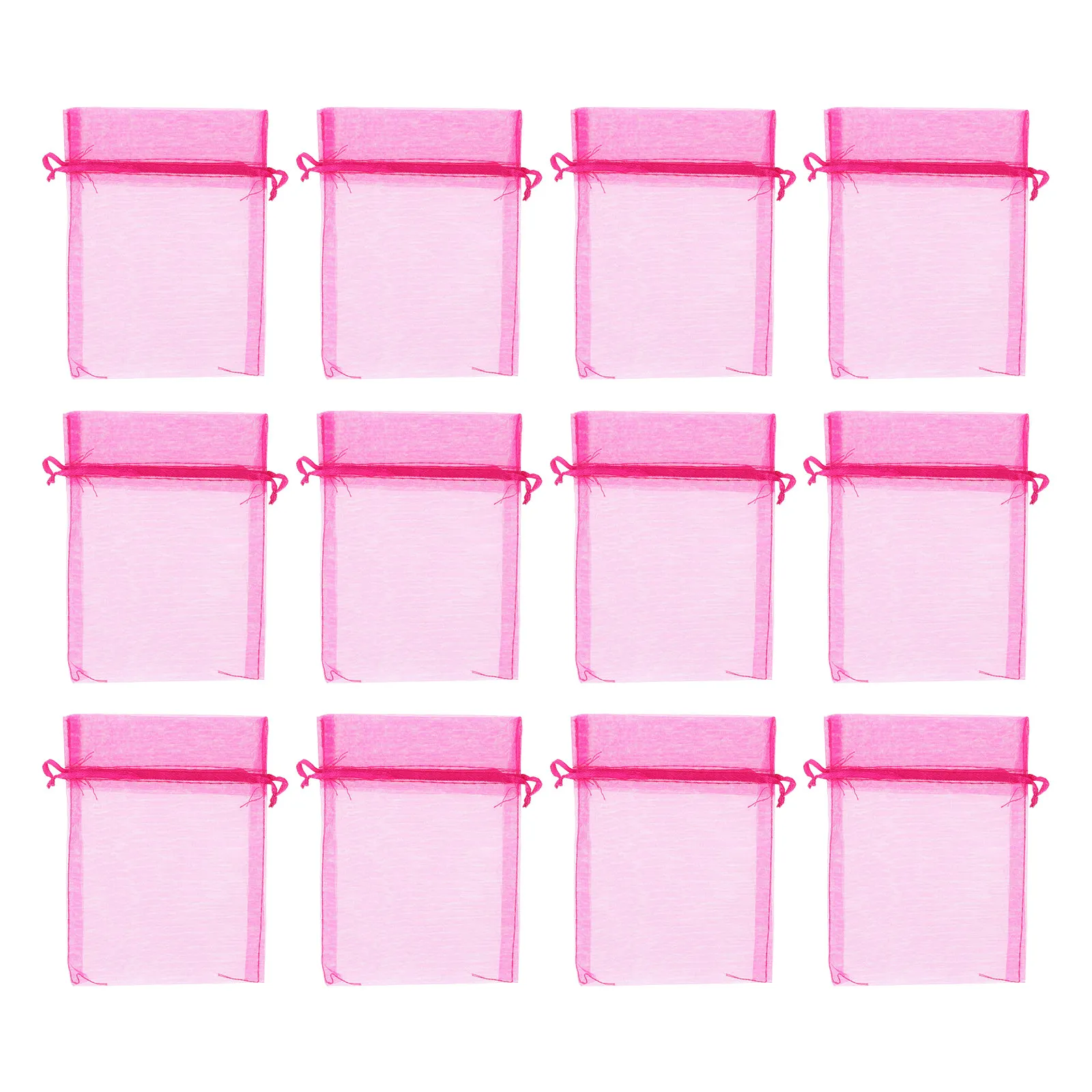 

100Pcs Organza Drawstring Gift Bags Reusable Jewelry Storage Pouches Small Party Favor Bags for Travel Display Handmade Gifts