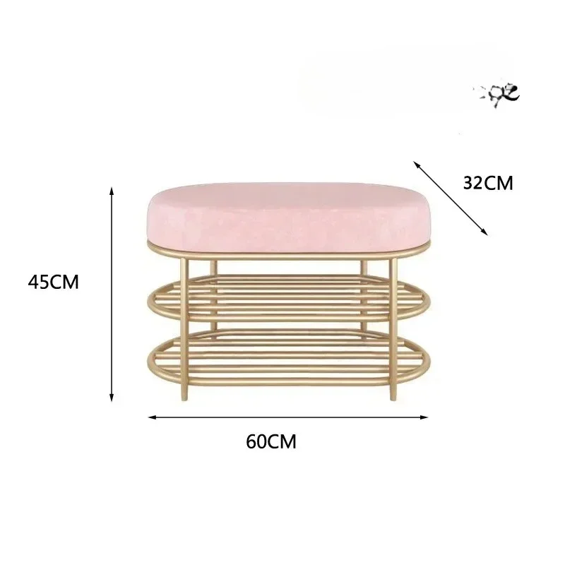 changing stool Household seated shoe cabinet Seated stool integrated entrance Shoe rack Light luxury creative shoe stool