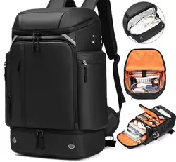 Men travel backpack large capacity trekking Backpack Business 17 Inch Laptop Backpack 50L Hiking Backpack With shoe bag ﻿