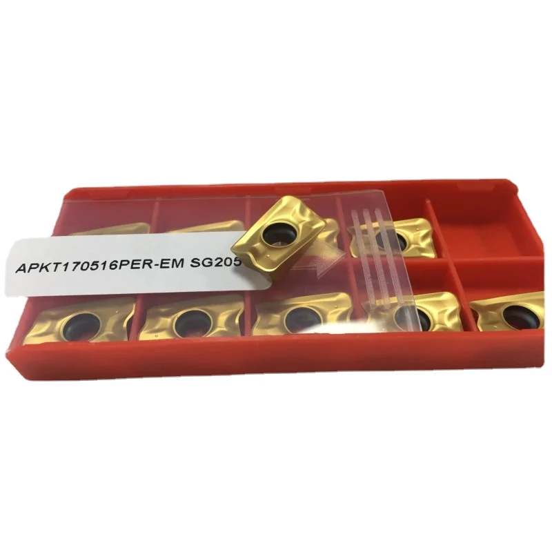 

APKT170516PER-EM карбидные вставки индексируемый фрезерный инструмент APMT CNC токарные детали APKT1705 PER