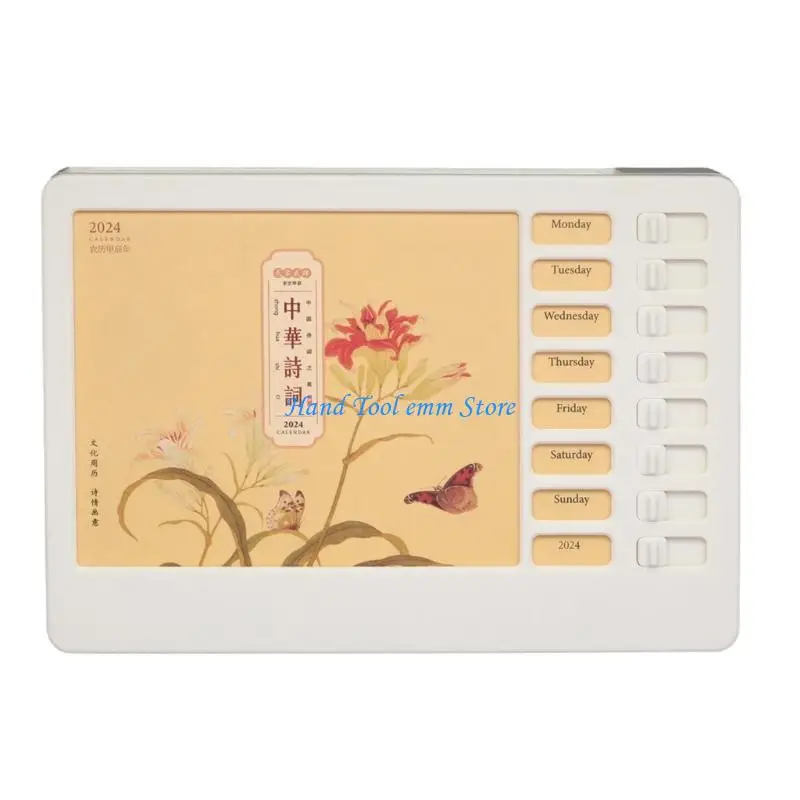 

H37F Ежемесячный календарь-еженедельник с 51 листом карточек со списком дел