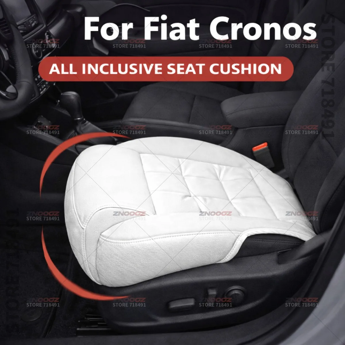 

Подушка-удлинитель для автомобильного сиденья с поддержкой для ног, из пены с эффектом памяти, аксессуар для салона автомобиля Fiat Cronos