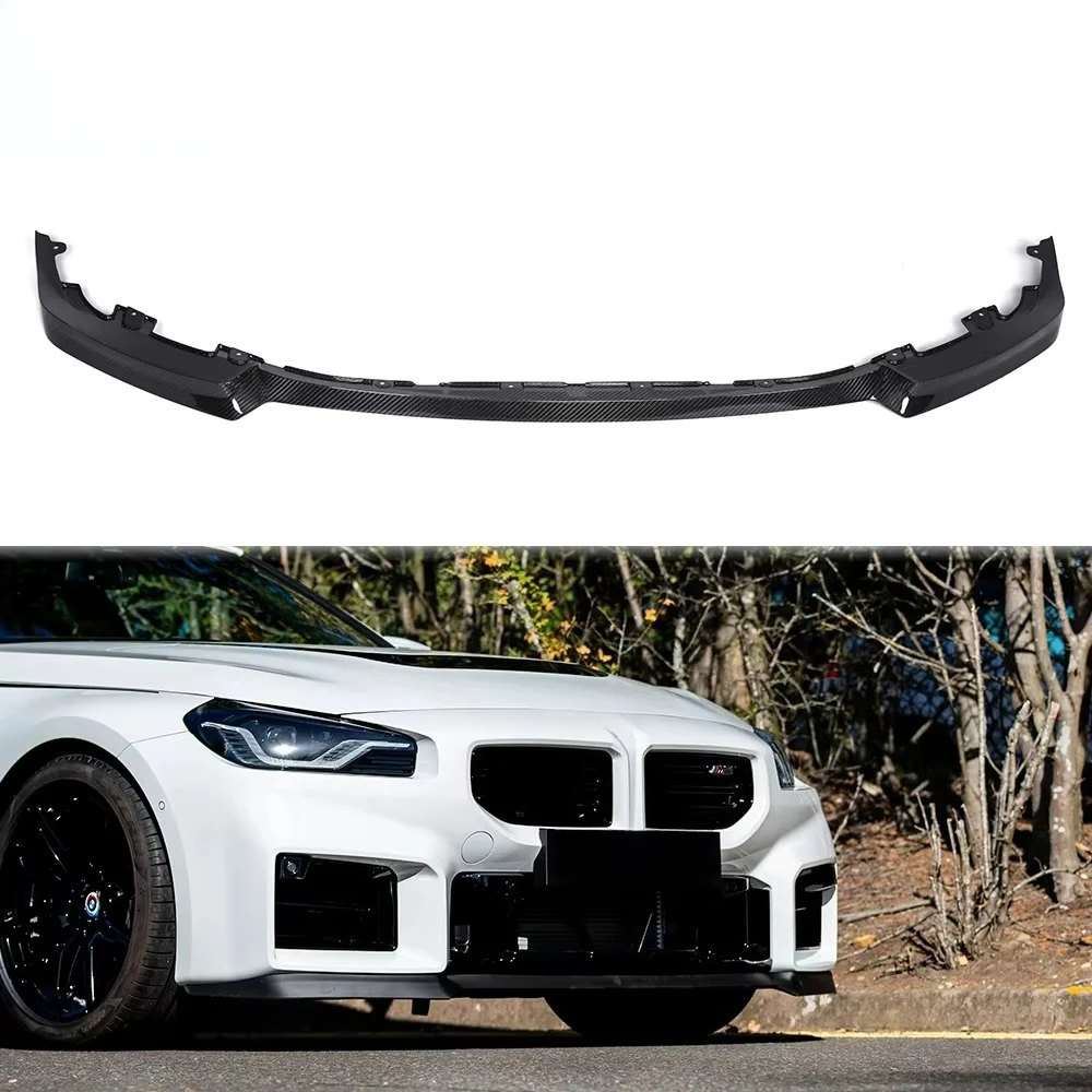 

Новый комплект обвесов из сухого карбона в стиле CS: передний сплиттер, спойлер, накладка на бампер, диффузор для G87 M2 Coupe