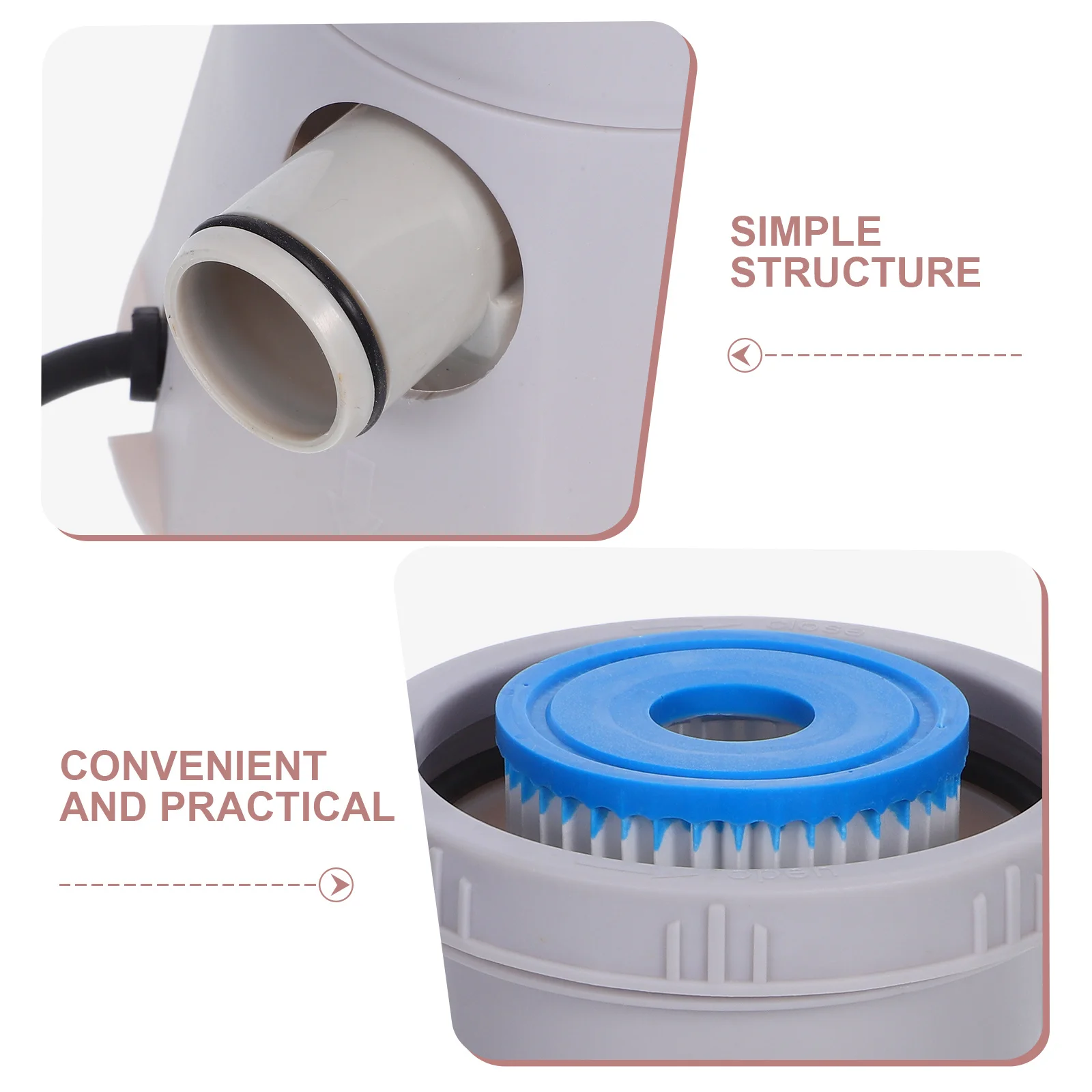 Electric Pool Filtration Pump Automatic Circulation System for Crystal Clear Water Outdoor Indoor Swimming Pools