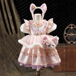 2024 New Disney LinaBell Lolita Girls' Princess Dress Stylish Children's Birthday Princess Dress Halloween Cosplay Costume