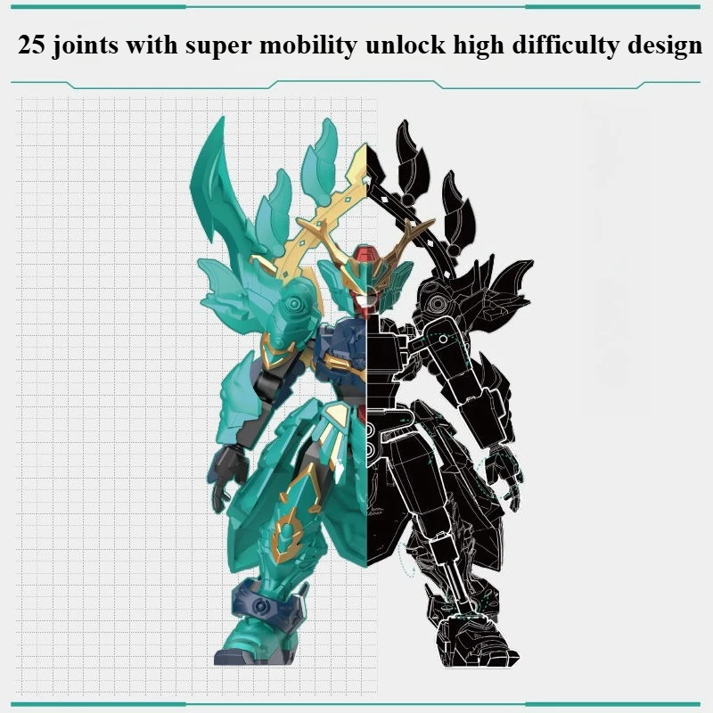 SEMBO Building Block Assembly Kit Four Holy Beasts Small Particle Desktop Assembly DIY Puzzle Toy Birthday Gift Toys