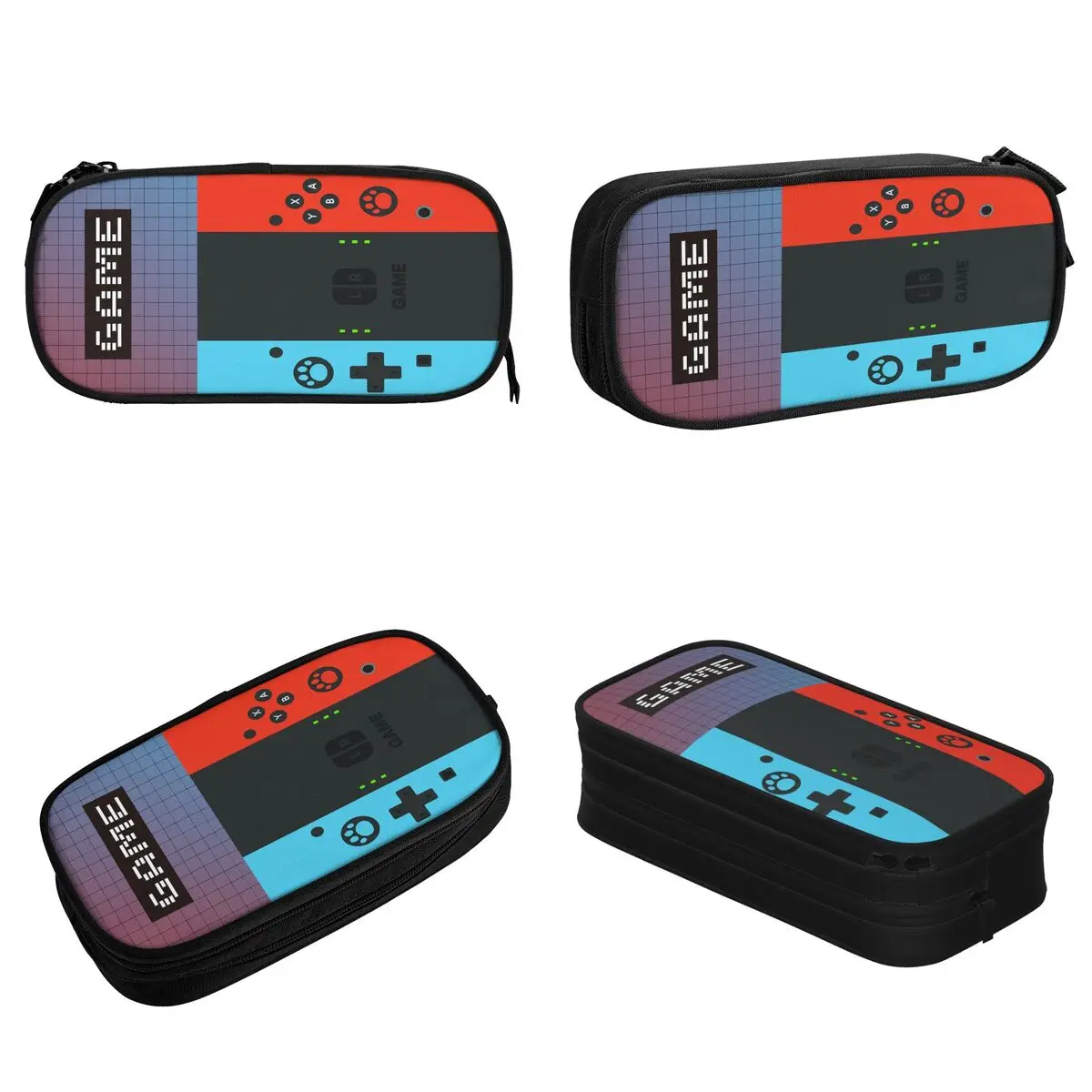 Video Game Gaming Controller Pencil Cases Pencilcases Pen Holder for Student Big Capacity Bags School Supplies Gifts Stationery