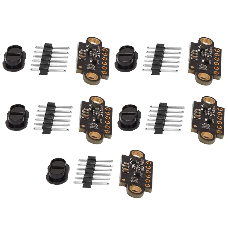 5X VL53L1X Ranging Flight Time Sensor Module 3V-5V Distance 400Cm Measurement Extension Board Module For Arduino