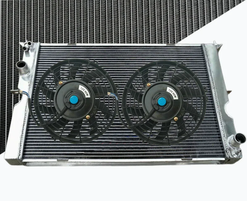 FOR Land Rover Discovery II SUV 2.5 Td5 Aluminum Radiator+FAN 1999-2004 01 02 03 04 00 99 2000 2001 2002 2003 2004