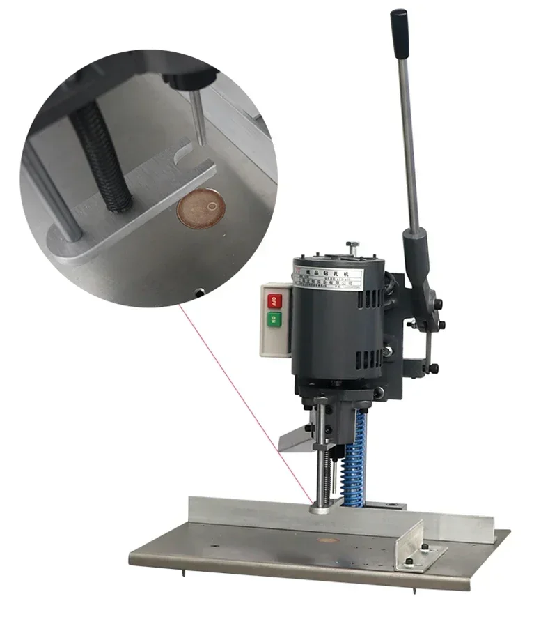 New Upgrade 150D Electric Punching Machine Heavy Duty Punching Machine Financial Tag Graphic Punching Machine