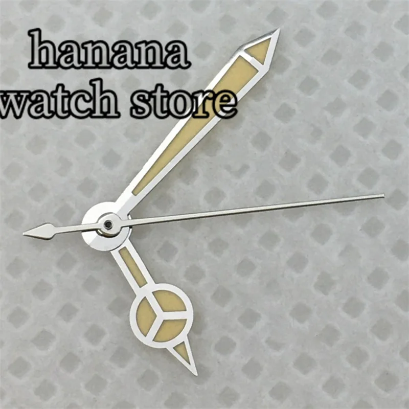 時計の針 ゴールド シルバー イエロー針 グリーン発光 NH34 NH35 NH36 NH37 NH38 NH39 NH70 NH72 ムーブメントに適合