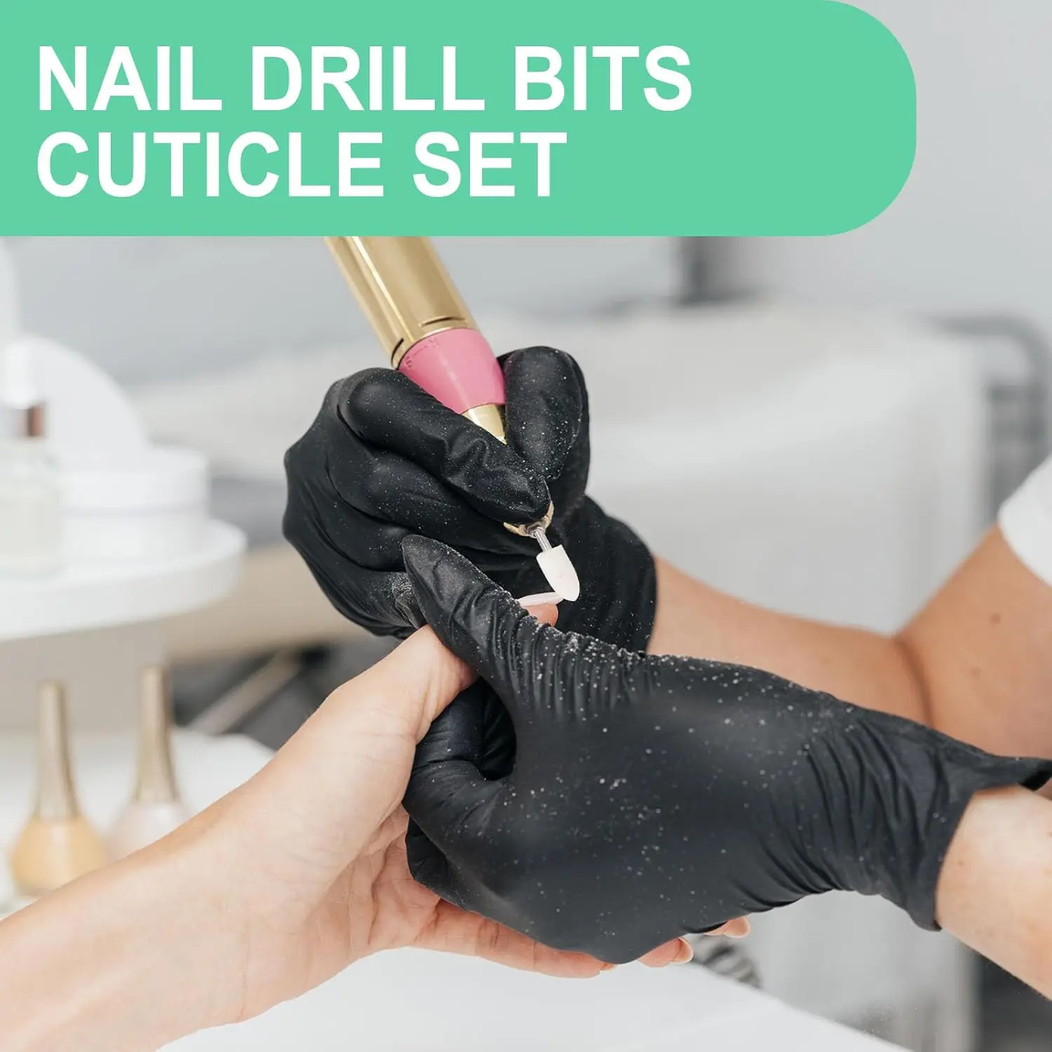 Forets à ongles, 12 mèches de polissage en feutre de laine, outils de têtes de lime de polissage de meulage multi-formes, accessoires de vernis à ongles