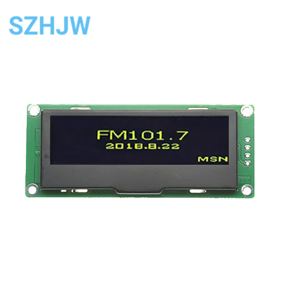 2.23 inch 4P IIC White/Yellow/Blue/Green OLED Screen with Adapter Board Module SSD1305 Drive IC 128*32 IIC Interface For arduino