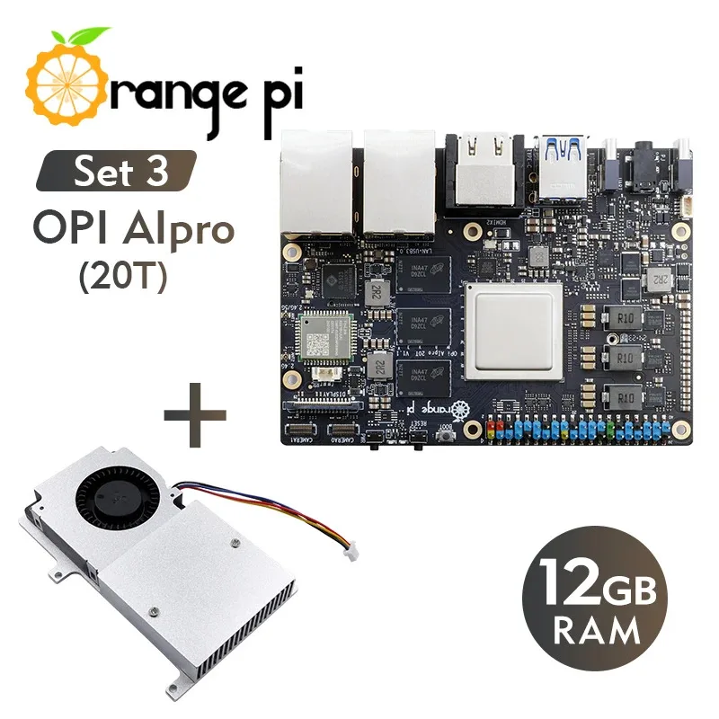 

Orange Pi AI Pro 20T Computing Power Development Board Ascend AI Processor 12GB RAM